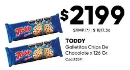 Diarco Toddy galletitas chips de chocolate oferta