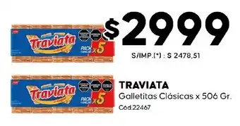 Diarco Traviata galletitas clásicas oferta