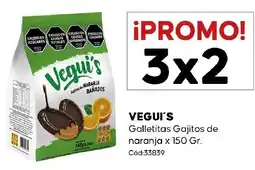 Diarco Vegui's galletitas gajitos de naranja oferta