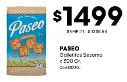 Diarco Paseo galletitas sésamo oferta