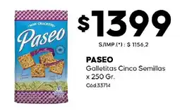 Diarco Paseo galletitas cinco semillas oferta