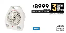 Diarco Crivel caloventor oferta