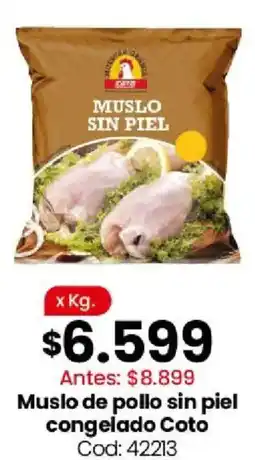Coto Coto muslo de pollo sin piel oferta