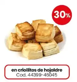 Coto En criollitos de hojaldre oferta