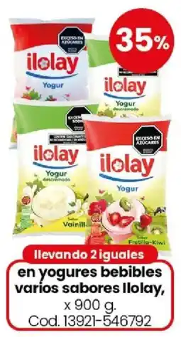 Coto Ilolay yogures bebibles varios sabores oferta