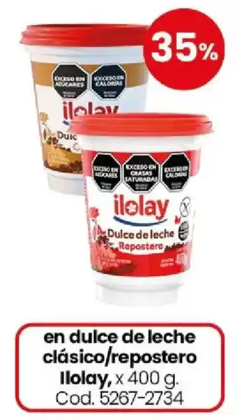 Coto Ilolay dulce de leche clásico/repostero oferta