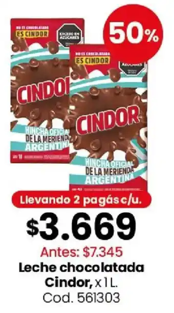 Cindor leche chocolatada