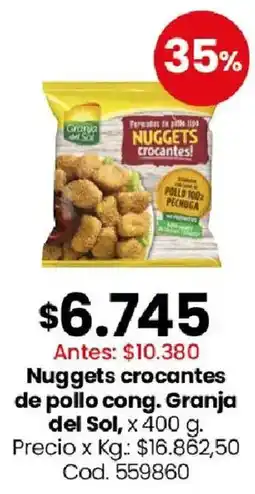 Coto Granja del Sol nuggets crocantes de pollo cong. oferta