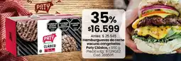 Coto Paty hamburguesas clásico oferta