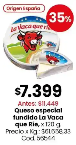 Coto La vaca que ríe queso especial fundido oferta