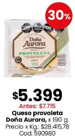 Coto Doña Aurora queso provoleta oferta