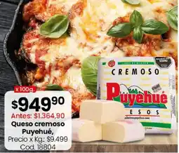 Coto Puyehué queso cremoso oferta