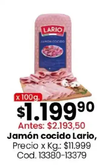 Coto Lario jamón cocido oferta
