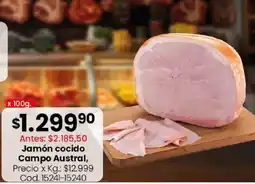 Coto Campo Austral jamón cocido oferta