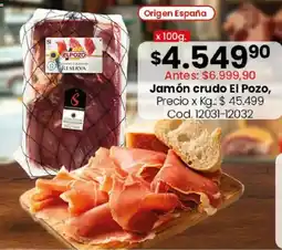 Coto El pozo jamón crudo oferta