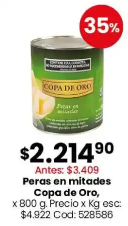 Coto Copa de oro peras en mitades oferta