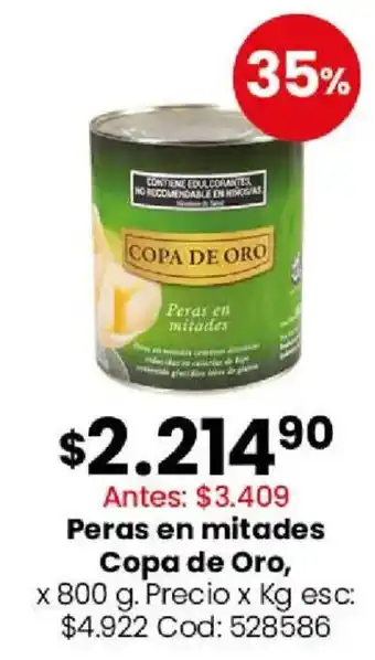 Coto Copa de oro peras en mitades oferta