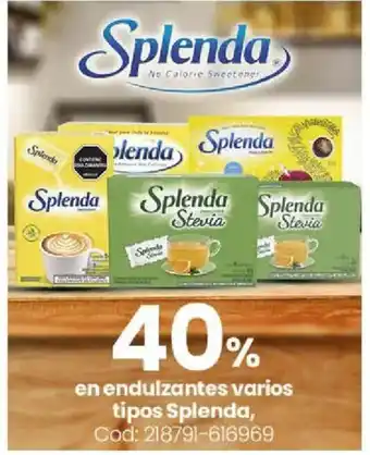 Coto Splenda endulzantes varios tipos oferta