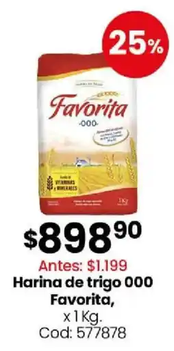Coto Favorita harina de trigo 000 oferta