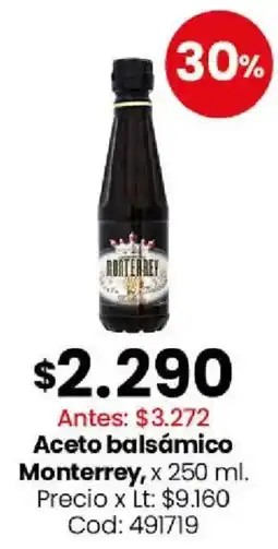 Coto Monterrey aceto balsámico oferta