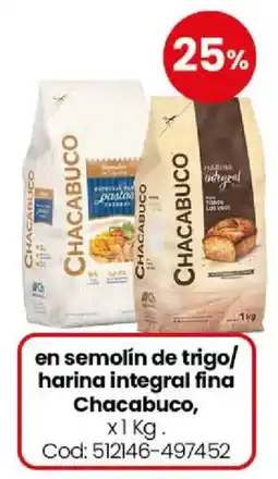 Coto Chacabuco semolín de trigo/ harina integral fina oferta