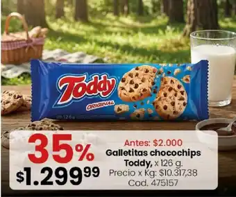 Toddy galletitas chocochips