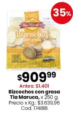 Coto Tía maruca bizcochos con grasa oferta