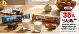 Coto Emma's galletitas rellenas fullchoco/dulce de leche oferta