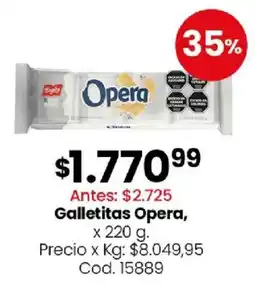 Coto Opera galletitas oferta