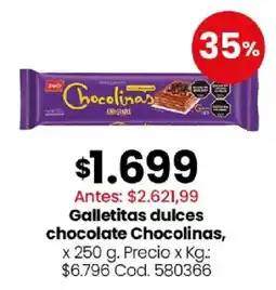 Coto Chocolinas galletitas dulces chocolate oferta