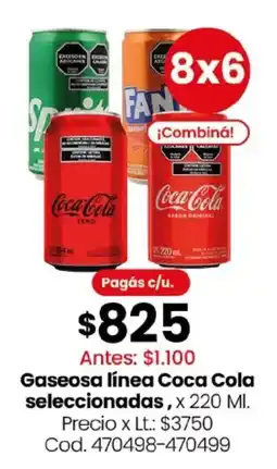 Coto Coca Cola gaseosa seleccionadas oferta