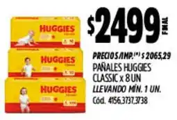 Supermercados Yaguar Huggies pañales classic oferta
