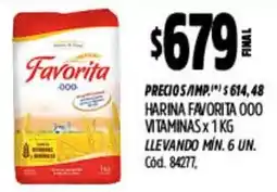 Supermercados Yaguar Favorita harina favorita 000 vitaminas oferta