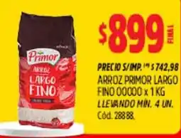 Supermercados Yaguar Primor arroz largo fino oferta