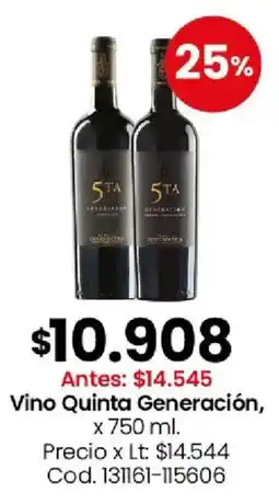 Coto Quinta generación vino oferta