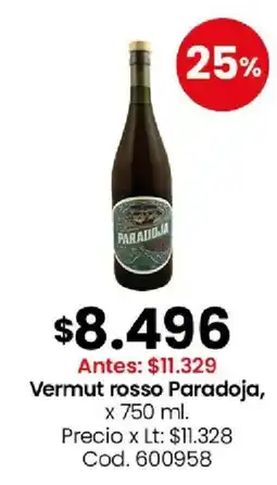 Coto Paradoja vermut rosso oferta