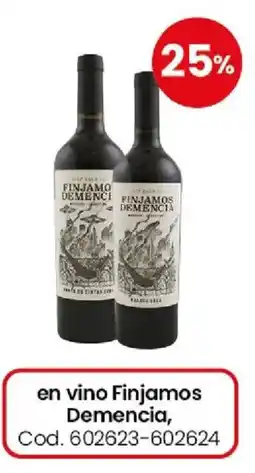 Coto Demencia en vino finjamos oferta