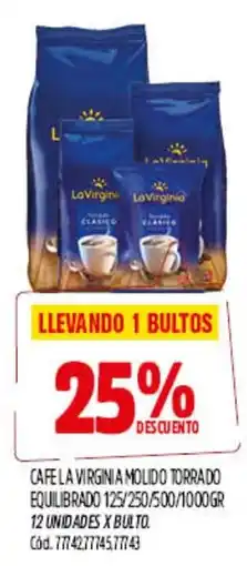 Supermercados Yaguar La virginia cafe molido torrado oferta