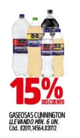 Supermercados Yaguar Cunnington gaseosas oferta