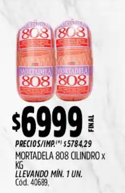Supermercados Yaguar 808 mortadela oferta