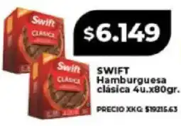 Supermayorista Vital Swift hamburguesa clásica oferta