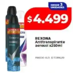 Supermayorista Vital Rexona antitranspirante aerosol oferta