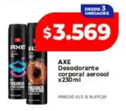 Supermayorista Vital Axe desodorante corporal aerosol oferta