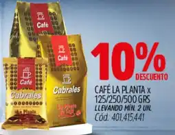 Supermercados Yaguar Café la planta cabrales oferta
