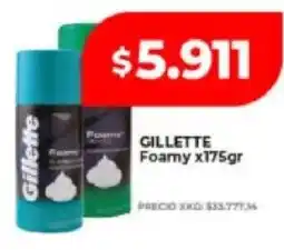 Supermayorista Vital Gillette Foamy oferta