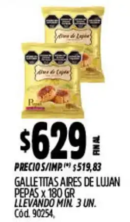 Supermercados Yaguar Aires de Lujan galletitas oferta