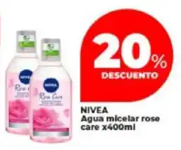 Supermayorista Vital Nivea agua micelar rose care oferta