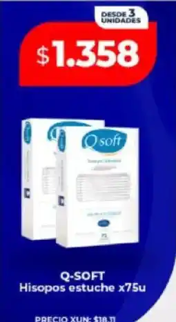 Supermayorista Vital Q-soft hisopos estuche oferta