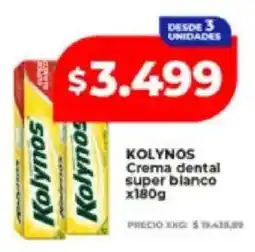 Supermayorista Vital Kolynos crema dental super blanco oferta