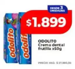 Supermayorista Vital Odolito crema dental frutilla oferta